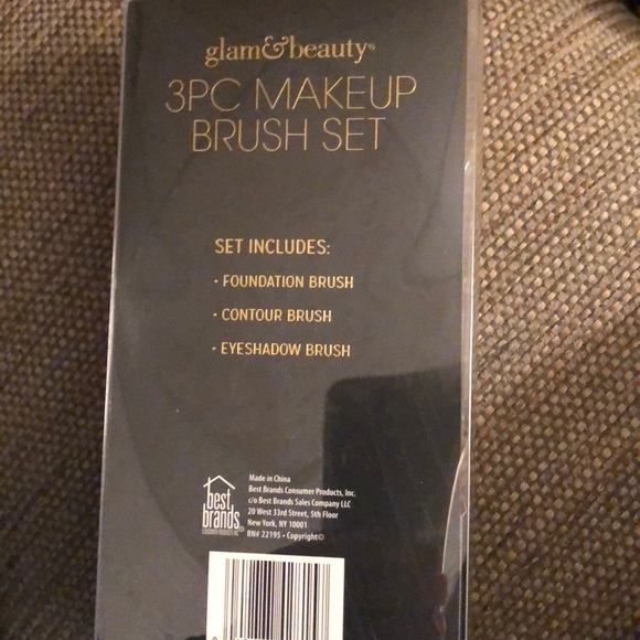 glam and beauty 3PC makeup brush set - Picture 2 of 3